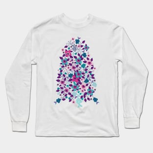 Koi fish and blooms Long Sleeve T-Shirt